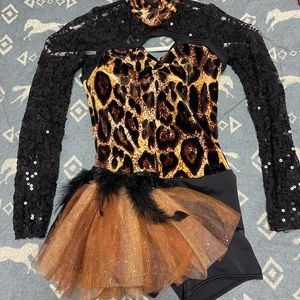 Weissman IC dance costume. Leopard!